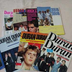 デュランデュラン　Duran Duran 写真集　ミュージックライフ　VIVA ROCK 増刊号　昭和　80年代洋楽　DURAN DURAN まとめて
