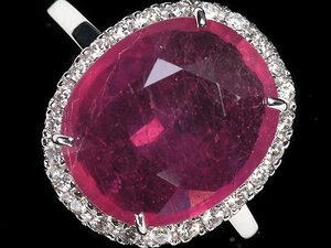 ML11298S【1円～】新品【RK宝石】≪RUBY≫ 抜群の存在感!! 天然ルビー 特大7.83ct!! 極上ダイヤモンド K18WG 高級リング ダイヤ