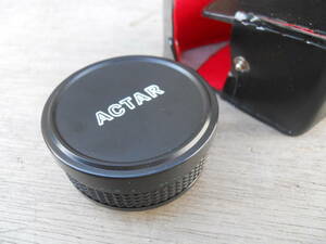 M9139 カメラレンズ ACTAR AUX. WIDEANGLE LENS FOR AUTO-7 未チェック 傷汚れあり レターパック520円発送　(0412)