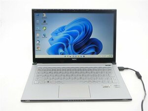 カメラ内蔵/軽量/13型1600X900/ノートPC/Win11/爆速SSD128/4GB/3世代i5/NEC　LZ550/L　MS office2021ProPlus搭載　動作良品