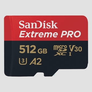 送料無料★マイクロSD 512GB サンディスク Extreme PRO microSDXC A2 SDSQXCZ-512G