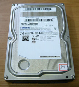 【HDD】SAMSUNG　HD082GJ　80GB　一応動作OKだが　ジャンク扱い　(51)