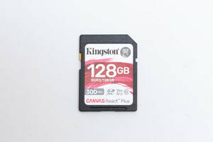#102 Kingston キングストン SDカード 128GB 300MB/s SDXC V90 U3 clas10 4K