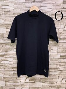 O IGNIO イグニオ ブラック ドライTシャツ ハイネック メンズ 半袖Tシャツ 半袖 Tシャツ カットソー トップス