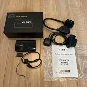 VISIT AI-BOX アップルカープレイ対応　アンドロイドオーディオ　ELA-V10