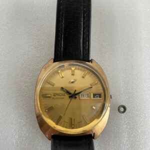 アンティーク腕時計　ENICAR autmatic swiss made 不動品