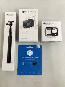 【未使用・未開封】DJI osmo action3 オズモアクション3 スタンダードコンボ WATERPROOF CASE 1.5ｍ extension Rod Kit ♯16029