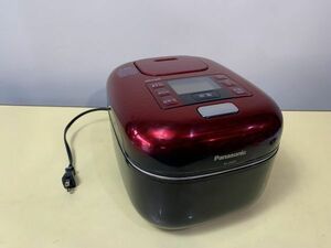 ◆GC11 パナソニック IHジャー炊飯器 可変圧力 3合炊き　動作品　Panasonic SR-JX055　黒◆Y