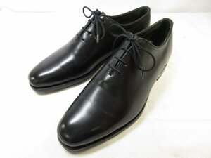 超美品【SHIPTON シプトン】英国製 RUSHDEN ホールカット レザー ドレスシューズ 紳士靴 (メンズ) size7.5D ブラック■30MZA4796■