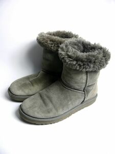 アグ UGG ショートブーツ ボア シープスキン W7 24.0cm L939-75