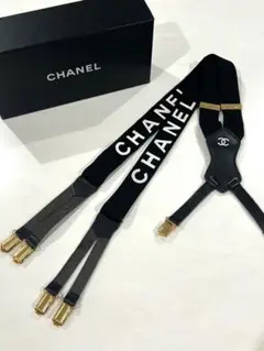 シャネル　CHANEL サスペンダー　ビンテージ