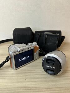 ○Panasonic LUMIX DMC-GF7 ミラーレス一眼カメラ レンズ H-FS35100 通電確認済み