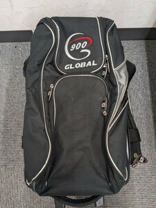 【c516】GLOBAL 900 グローバル ボーリングバッグ キャスター付 ボール2個収納 キャリー