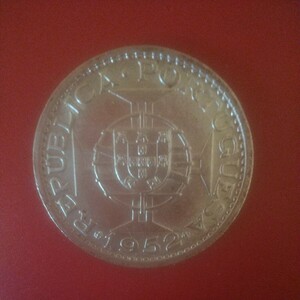 １９５２年ポルトガル領マカオ5パカタ硬貨