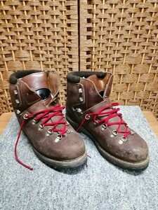 イタリア製 本革 登山靴 ビブラムソール 26cm