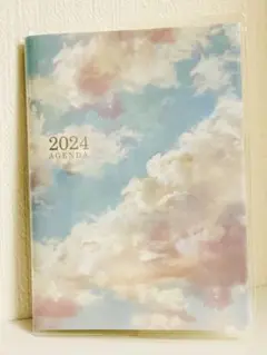 青空　2024年　スケジュール帳　4月始まり　A6手帳　雲　ノスタルジックスカイ