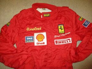 ■フェラーリ F355 チャレンジ 純正 OMP レーシングスーツ サイズ50 新古品 Ferrari F355 Challenge Driving Suit Race suit 348 360■