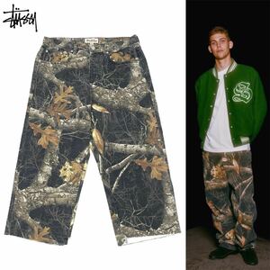 国内正規品 STUSSY ステューシー 22AW REALTREE EDGE BIG OL JEAN リメイク カットオフ デニムパンツ リアルツリー ジーンズ denimpants 32