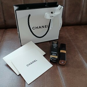 新品未使用！送料無料！CHANEL ルージュココフラッシュ リップ シャネル 口紅 イメディア リップスティック コスメ ショッパー　紙袋付き