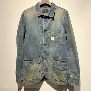 RRL ダブルアールエル Repair Denim Coverall リペア デニムカバーオール Sサイズ Ralph Lauren ラルフローレン