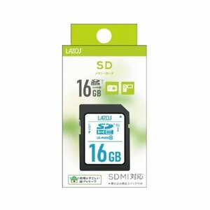 新品 LAZOS SDHCカード 16GB Class10 UHS-1