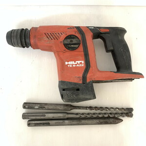 【ジャンク】 ヒルティ HILTI ハンマードリル TE6-A22　ドリルビット付　動作未確認　中古(M0419-5)