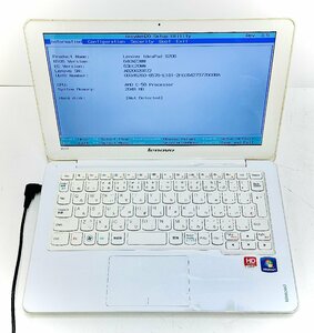 LC3112C lenovo Idea Pad S206 CPU: Intel(R)AMD C-50 HDD/OS:なし メモリ:2GB N