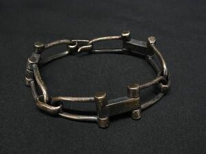 1円 GUCCI グッチ SV925 ブレスレット アクセサリー レディース メンズ シルバー系 FA6576