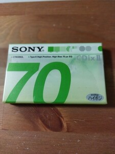 カセットテープ 未使用 SONY 70分 ハイポジ CDix Ⅱ