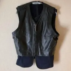 DIRK BIKKEMBERGS Leather Vest w/ Liner