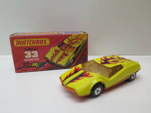 MATCHBOX マッチボックス　スーパーファストNo.33「Datsun 126X ダットサン126X」1973年　イギリス製