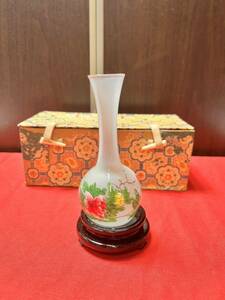 花瓶 一輪挿し 花器 花立 中國 中国美術 高さ約11cm