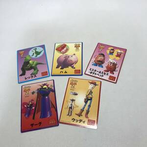 ZA51 希少品 2000年 トイストーリー２ マクドナルド キャラクターカード 5種セット