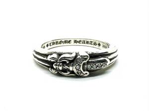 クロムハーツ ベイビークラシックダガー PAVEダイヤ 16.5号 インボイス付き 925 指輪