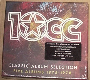 CD-BOX★10CC 「CLASSIC ALBUM SELECTION FIVE ALBUMS 1975-1978」　6枚組、未開封