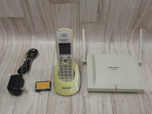 ▲Ω ZS2 11634♪ 保証有 Panasonic VB-W411B＋VB-W460A パナソニック La Relier ラ・ルリエ デジタルコードレス 電池付・祝10000!取引突破