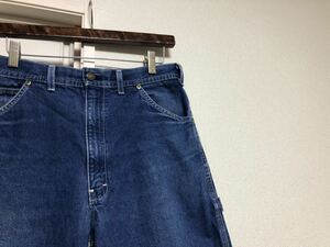 90sヴィンテージMADE IN MEXICOメキシコ製KEYキーkeyデニムペインター パンツW34実測W84cmL76cm