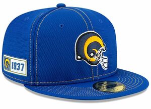 【7.1/2】 限定 100周年記念モデル NEWERA ニューエラ LA ラムズ RAMS ロサンゼルス 59Fifty キャップ 帽子 NFL アメフト USA正規品 公式