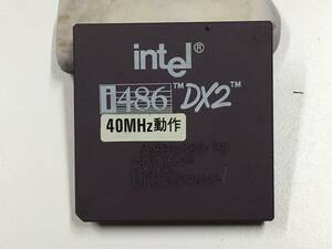 B1768)Intel i486 DX2 SX641 A80486DX2-50 中古動作品