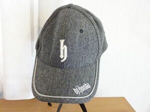 S DJ HONDA S メンズ・ボーイズ　灰色帽子　アウトドアキャップ　サイズ５７cm〜５９cm　キャップ　帽子　