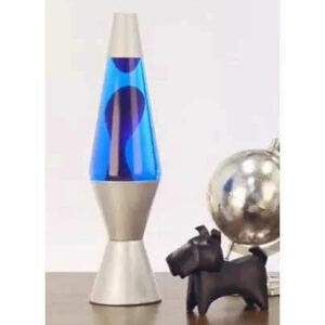 正規品ラバライト／Lava Light社製 ラバランプ(2118) Purple Wax Blue Liquid Silver Base アメリカン雑貨 照明 インテリアライト オシャレ