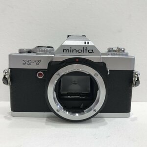 動作未確認 ジャンク品 ボディのみ ＭＩＮＯＬＴＡ Ｘ－７ ミノルタ 一眼レフ カメラ 日本製 ヴィンテージ シルバー カメラ/248