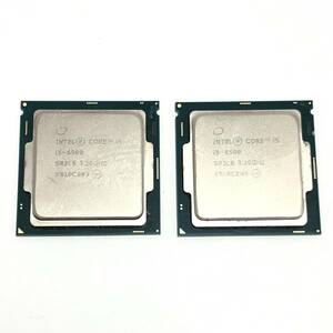 ＊Intel Core i5‐6500 CPU SR2L6 3.20GHZ 2個セット パソコン パーツ 部品取り インテル 動作未確認