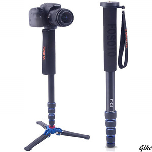 自立一脚 +M-1ベース三脚スタンド アルミニウム製 カメラ一脚 フリップロック 登山杖 カメラ 自由伸縮 三脚スタンド