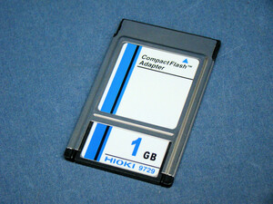 HIOKI 日置 PCカード 9729 1GB CFカード 中古