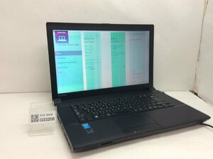 R ジャンク/ TOSHIBA dynabook Satellite B554/M PB554MFA125AE73 Intel Core i3-4100M メモリ4.1GB HDD320.07GB 【G03208】