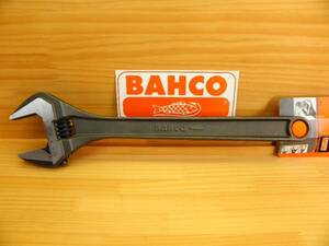 バーコ 超大型 モンキーレンチ *BAHCO 8075 ブラック黒 450mm