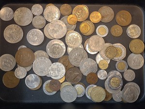 【1円スタート】メキシコ　ペソ硬貨他　おまとめ　約0.5㎏