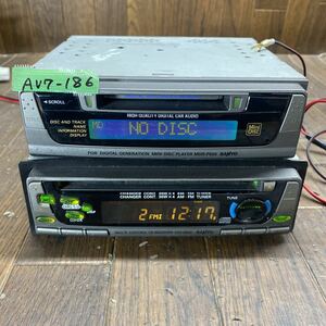 AV7-186 激安 カーステレオ SANYO CDF-R800X MDR-P550X 3A802353 1K700300 CD 確認用配線使用 簡易動作確認済 中古現状品