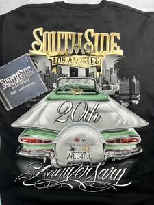 希少 SOUTH SIDE CAR CLUB 20周年記念限定 MIX CD と 限定 SWEAT SHIRTS セット 2014年 当時物 未着用品 ロサンゼルス 大御所 ローライダー